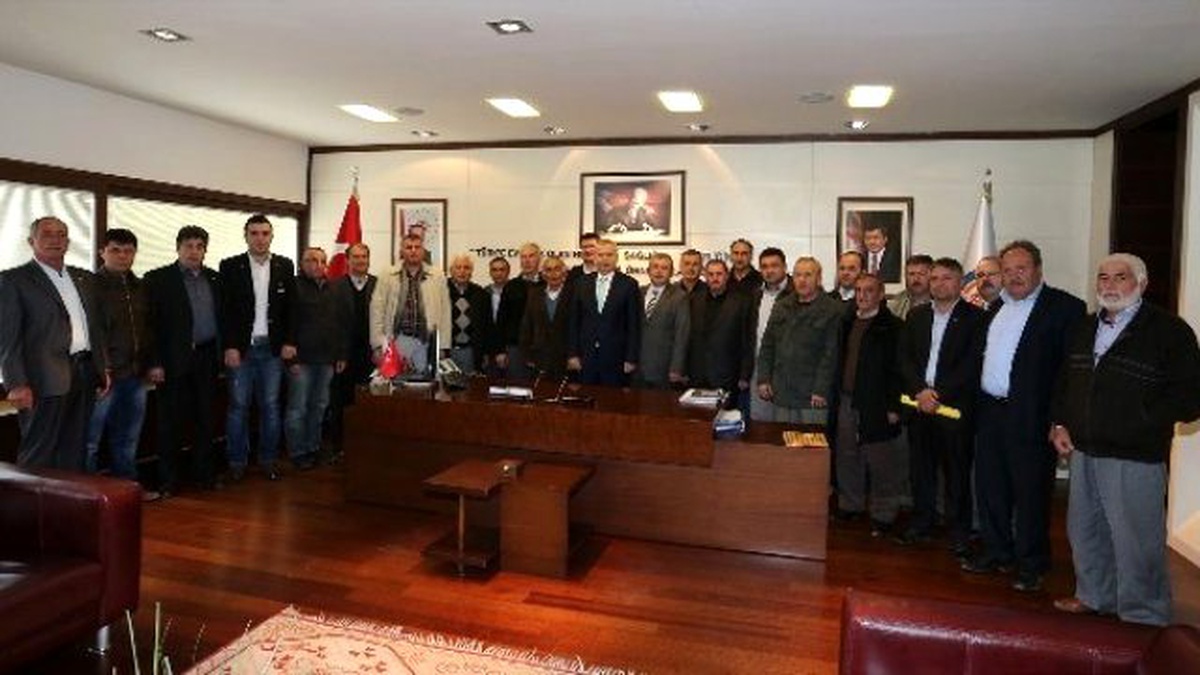 Bozkurtlu Muhtarlardan Başkan Zolan\'a Ziyaret