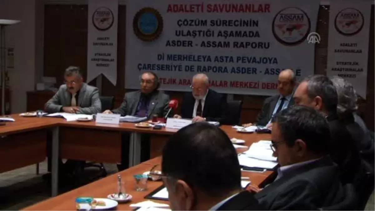 Çözüm Sürecine İlişkin ASDER-ASSAM Raporu