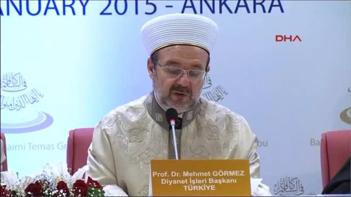 Diyanet İşleri Başkanı Görmez Basın Toplantısı 4