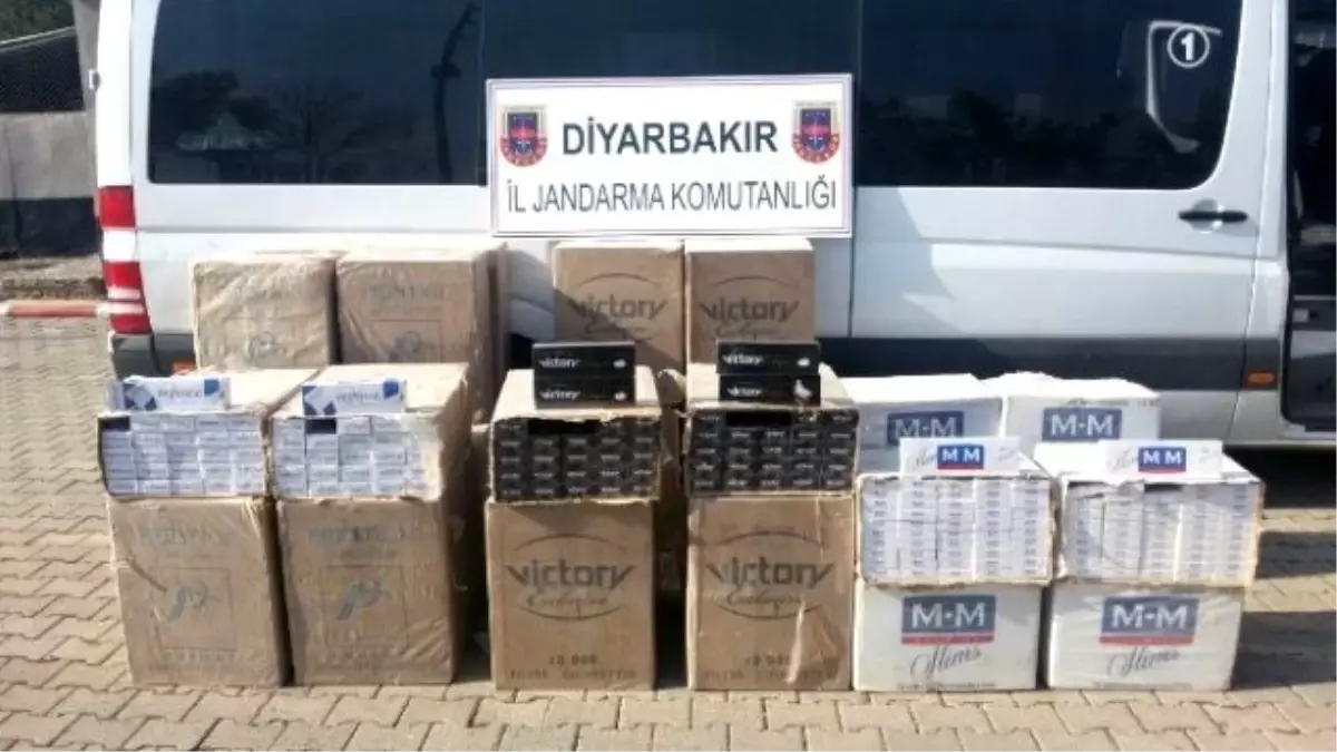 Diyarbakır\'da 18 Bin Paket Kaçak Sigara Ele Geçirildi