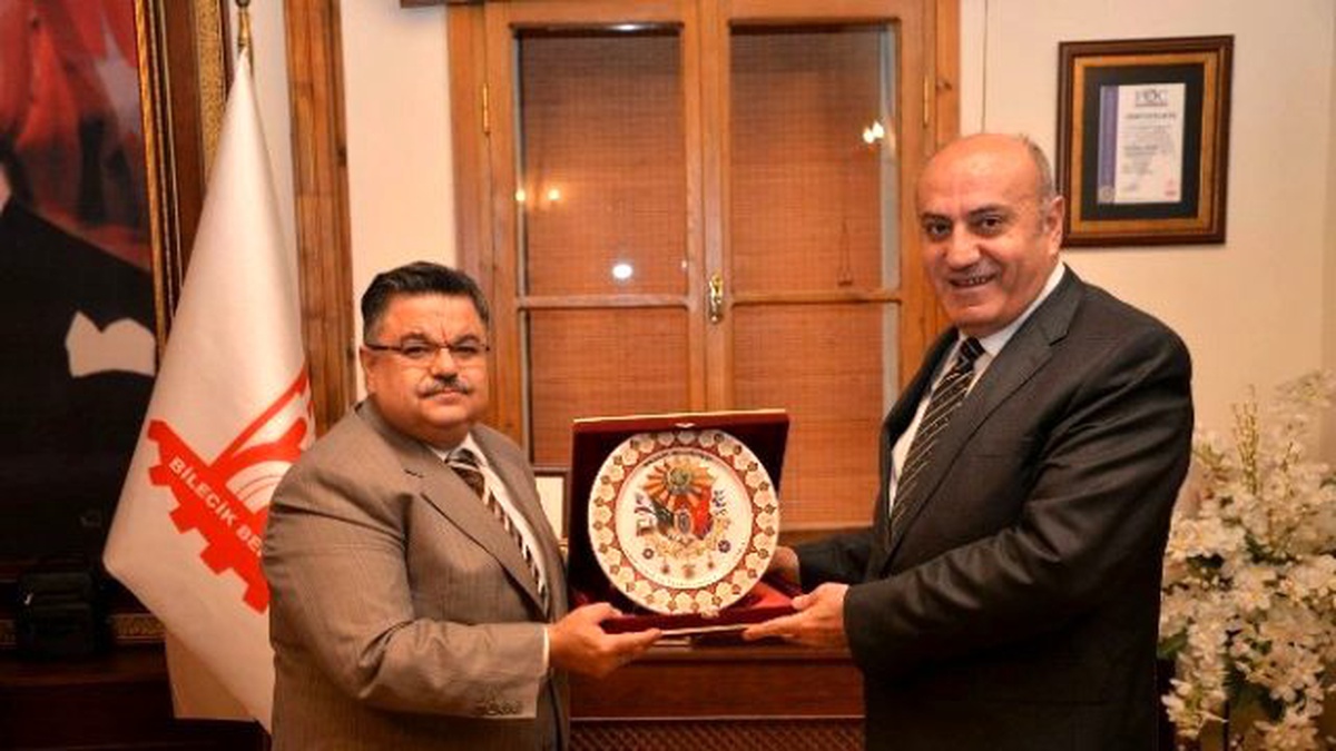 İl Emniyet Müdürü Bektaş ve El Sanatları Müdürü Aslan\'dan Başkan Yağcı\'ya Ziyaret