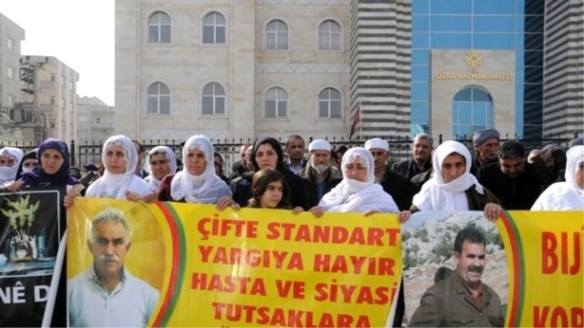 Kck Davasının Başka İllere Taşınması Cizre\'de Protesto Edildi