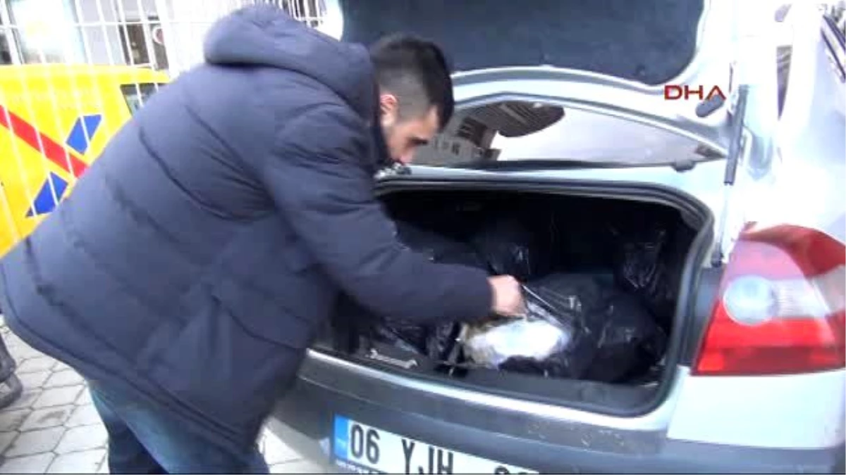 Kırıkkale\'de Otomobilde 40 Kilo Esrar Ele Geçirildi
