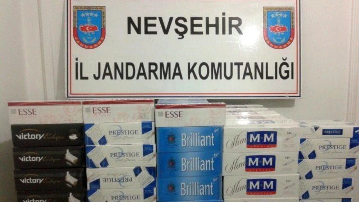 Nevşehir\'de 3 Bin Paket Kaçak Sigara Ele Geçirildi