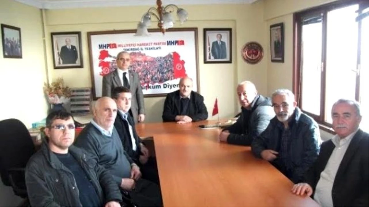 Add Tekirdağ Şubesi, MHP Tekirdağ İl Başkanlığını Ziyaret Etti