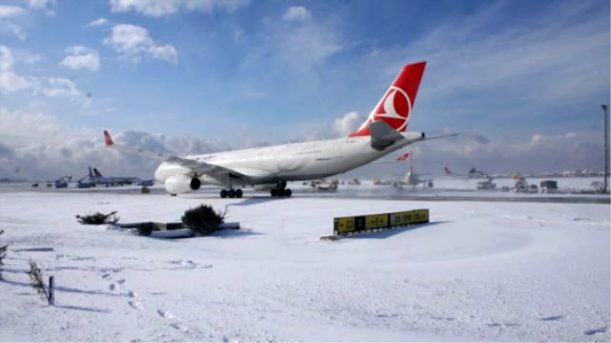 THY Uçağı, Kar Fırtınası Sırasında New York\'a İnen İlk Uçak Oldu