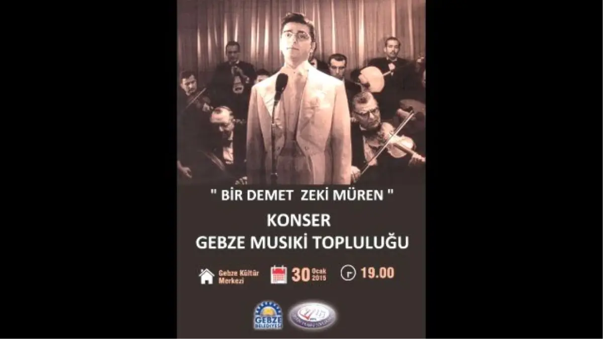 Gebze\'de \'Zeki Müren\' Konseri