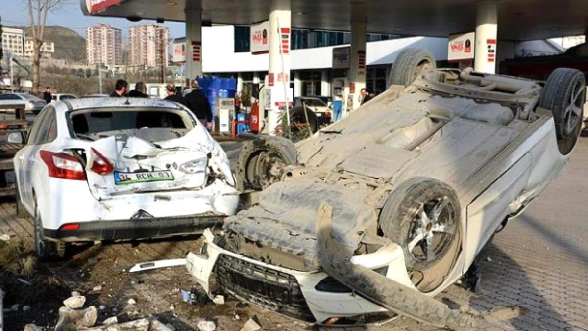 Karabük\'te Otomobil Devrildi: 1 Yaralı