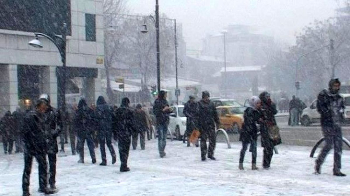 Malatya\'da Kar Yağışı