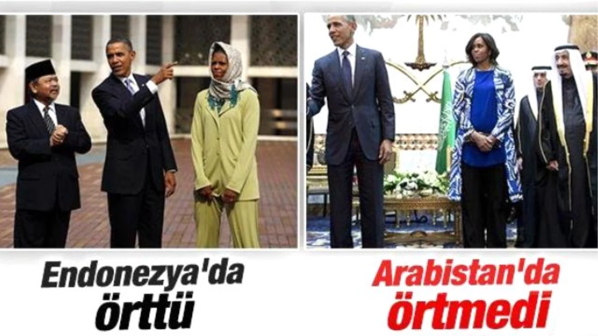 Michelle Obama\'nın Fotoğrafı Suudileri Çıldırttı