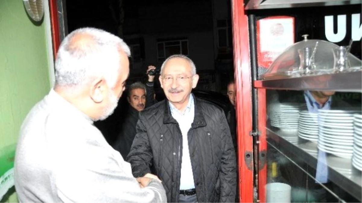 Kılıçdaroğlu Bursa\'da Esnafı Ziyaret Etti