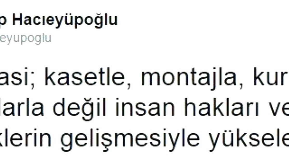 Sakarya Barosu Eski Başkanı: "Demokrasi Kasetle Değil, Özgürlükle Gelişir"