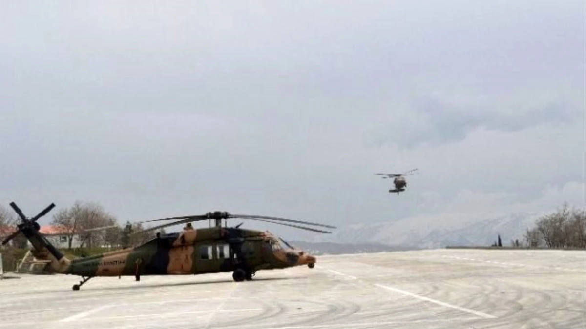 Şırnak\'ta Kaza Yapan Vatandaş Askeri Helikopterle Hastaneye Yetiştirildi