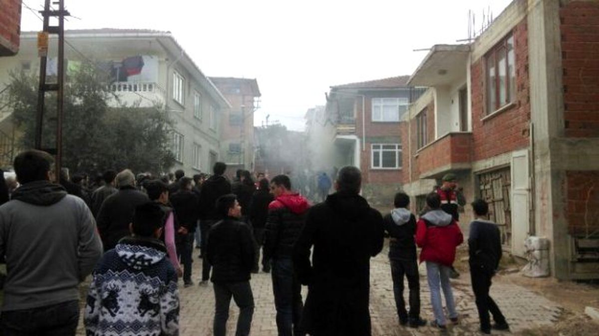 Vezirhan\'da Yangın Paniği