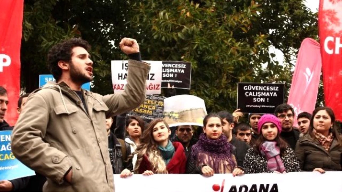 Adana\'da Termik Santral İşçilerinin İşten Çıkarılması Protesto Edildi