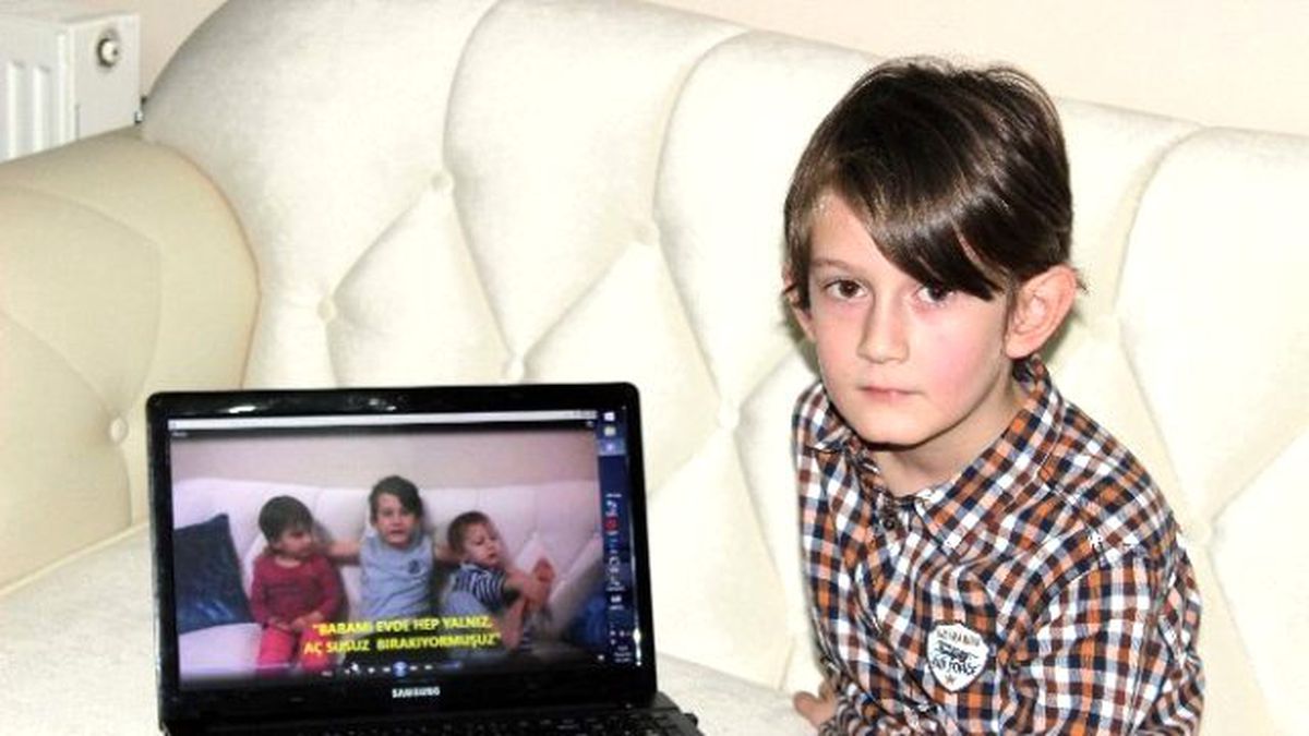 Babasından Karne Hediyesi Alabilmek İçin Klip Hazırladı