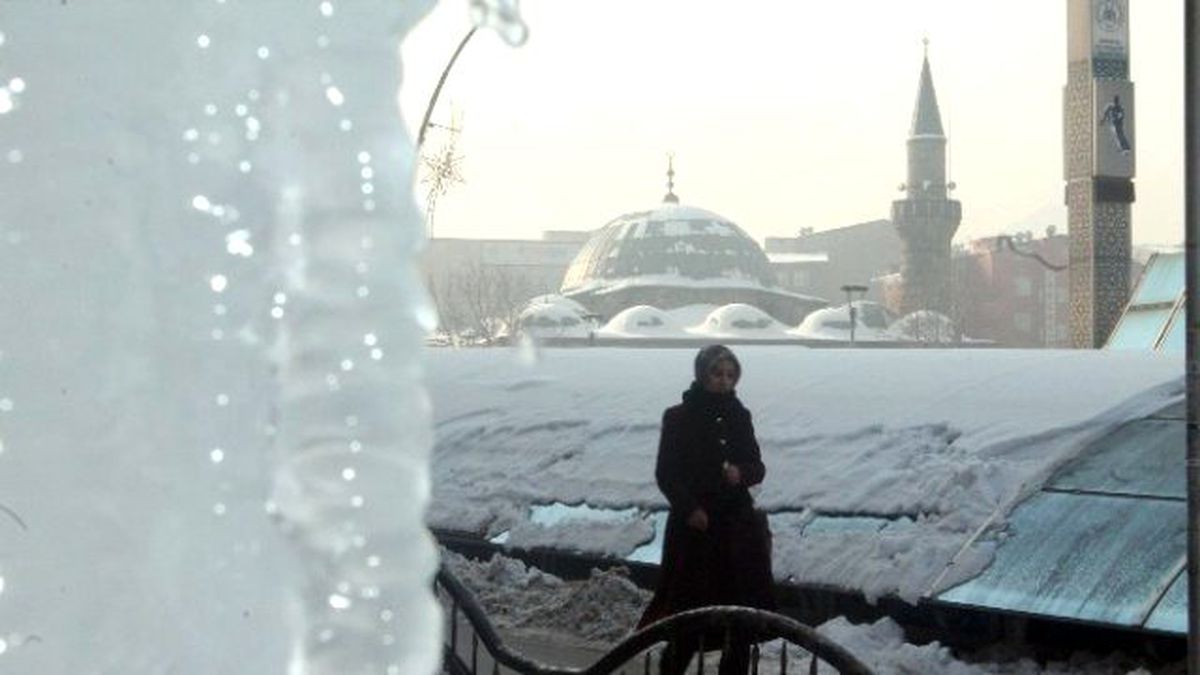 Erzurum\'da Sibirya Soğukları