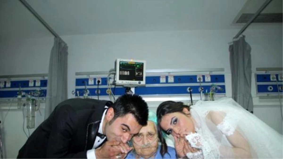 Gelinle Damattan Hastanede Yatan Babaanneye Sürpriz Ziyaret