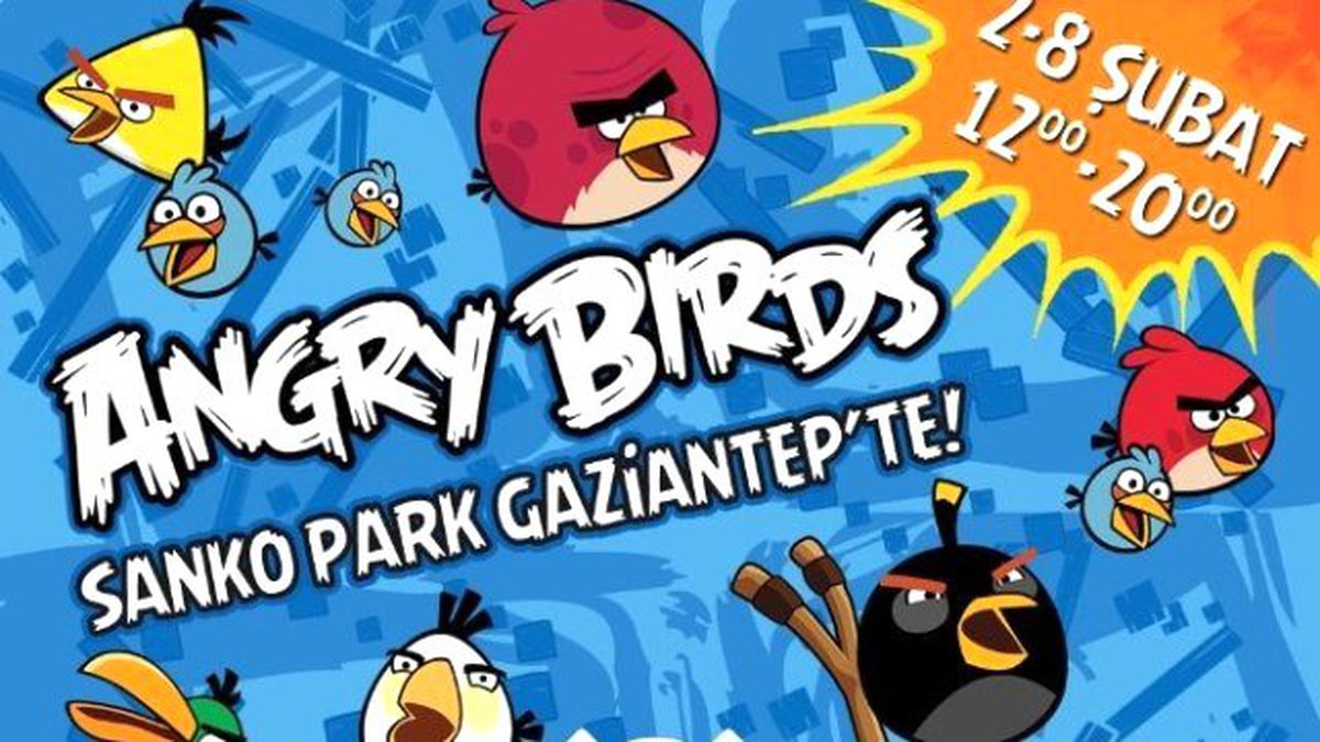 Sanko Park\'ta Angry Birds Heyacanı Başlıyor