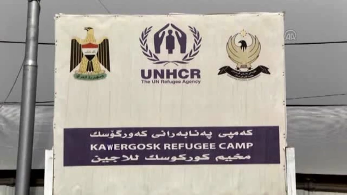 Türk Kızılayı\'ndan Irak\'taki Suriyeli Sığınmacılara Yardım