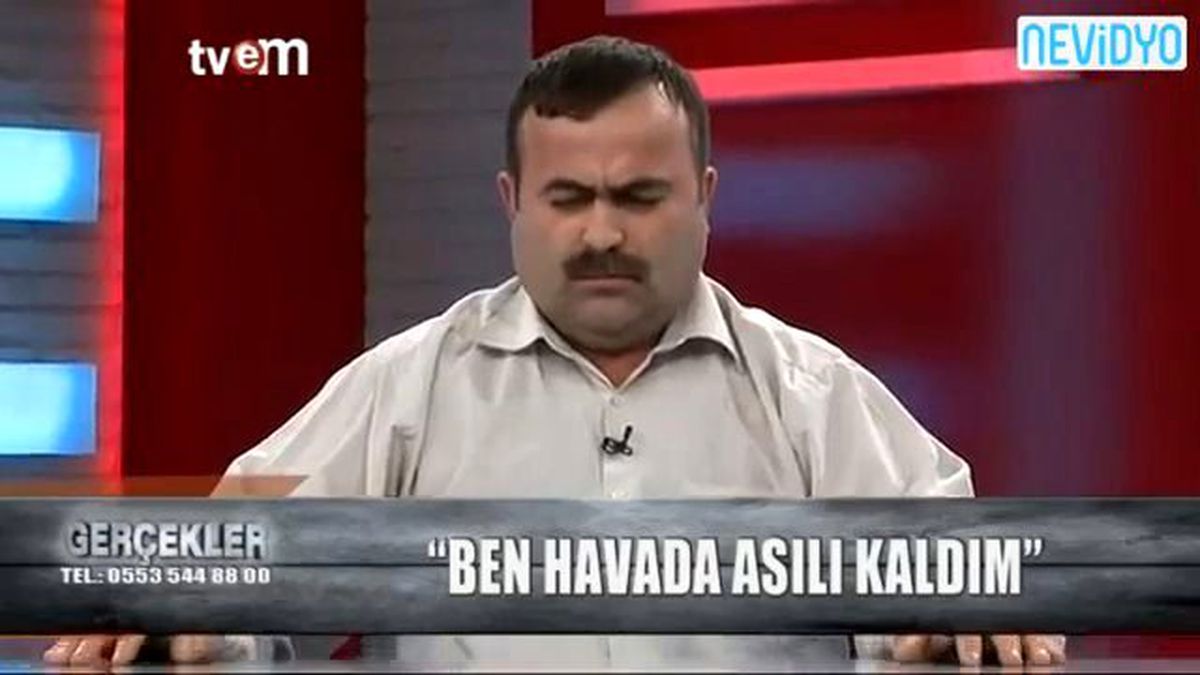 Uçan Adam Sabri\' Bu Kez Uçamadı