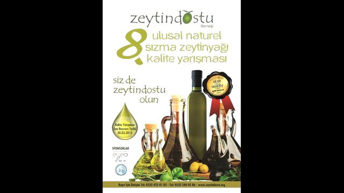 Ayvalık Zeytin Dostu Derneğinden Çağrı; "Sızma Zeytinyağı Kalite Yarışmasına Katılın"