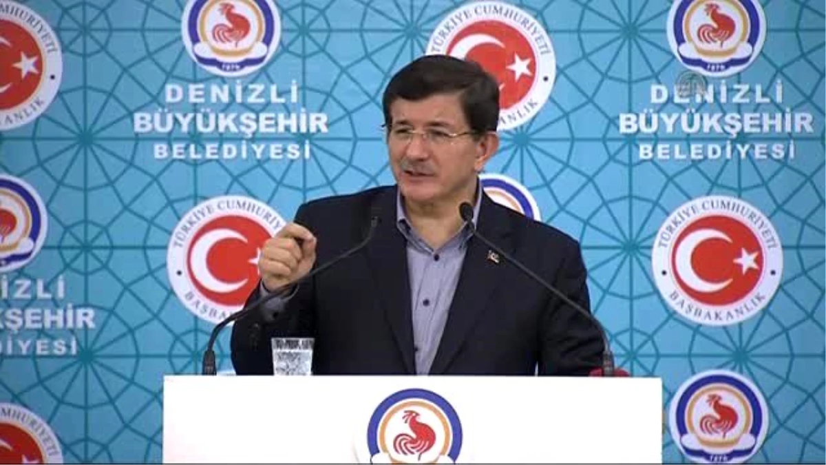 Davutoğlu: "Marmara Havzası Gibi Başka Havzalar Oluşsun İstiyoruz"