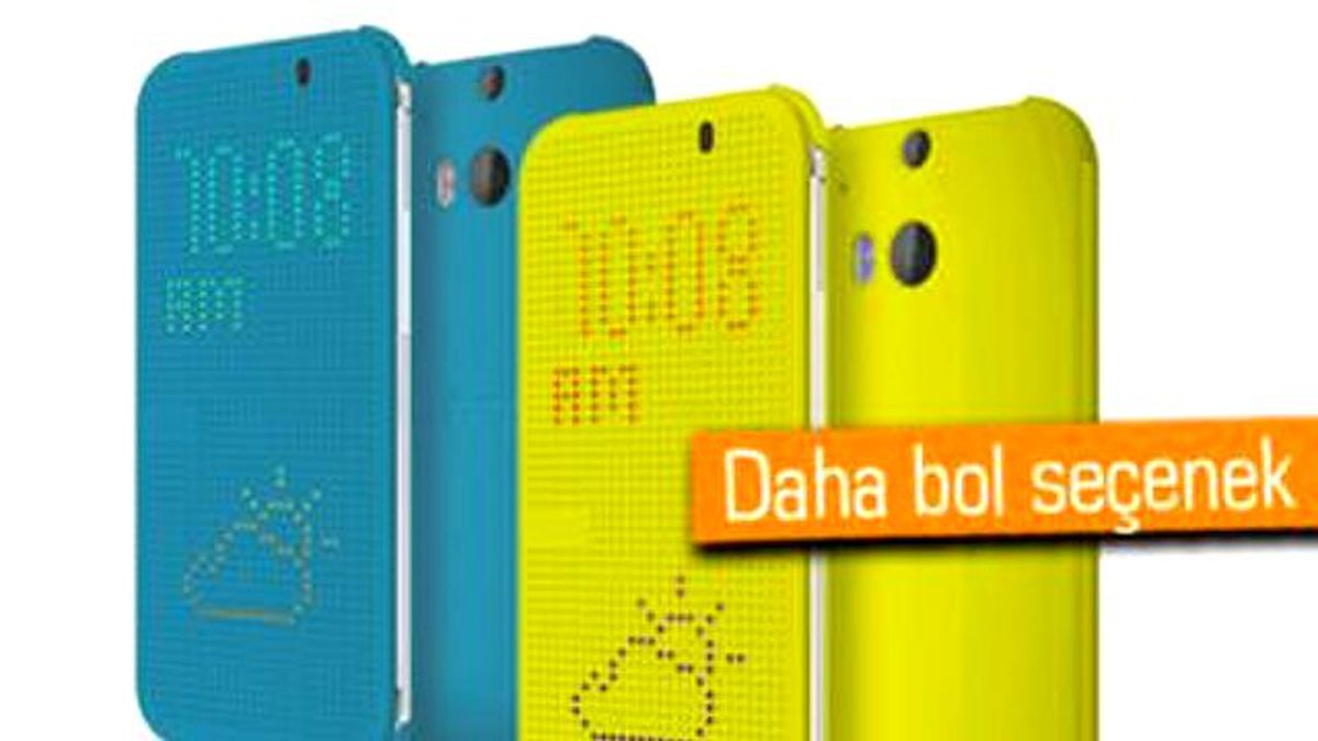 Htc One M9, Turkuvaz ve Sarı Dot View Kılıflarıyla Gelecek