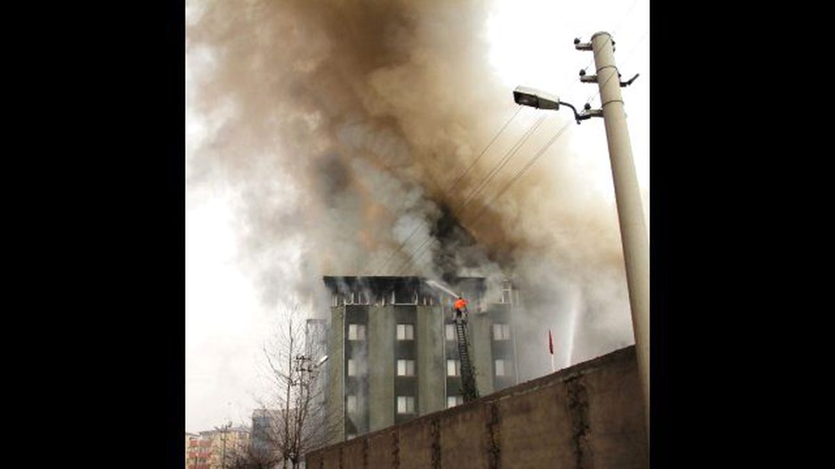 Iğdır\'da Polisevinde Yangın
