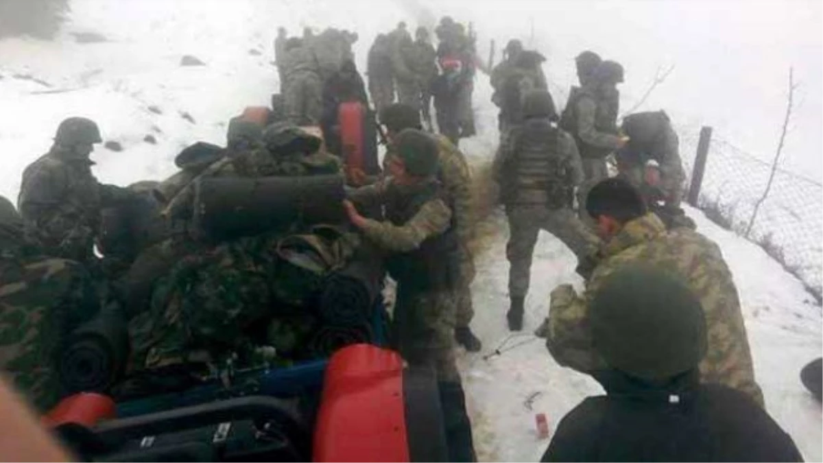150 Asker, Astsubay\'ı Şehit Eden Zanlıyı Dağlarda Arıyor