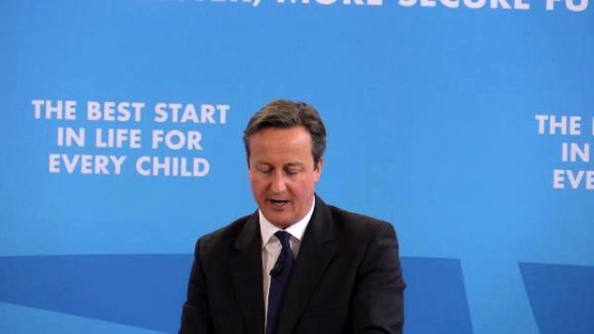 Başbakan Cameron Seçim Kampanyasına Bir Türk Okulunda Start Verdi