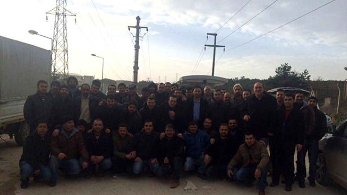 Bilecik\'te Çamiş Madencilik İşçilerinden Eylem