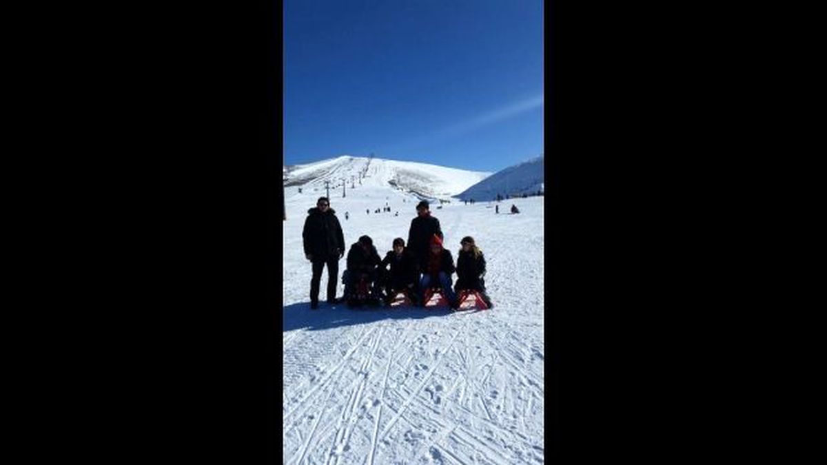 Görme Engellilerin Akdağ\'da Kayak Keyfi