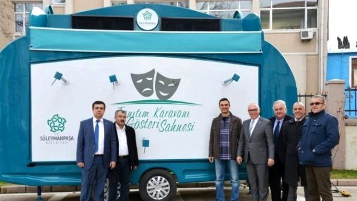 Süleymanpaşa Belediyesi\'nin \'Tanıtım Karavanı Gösteri Sahnesi\' Gün Yüzüne Çıkıyor