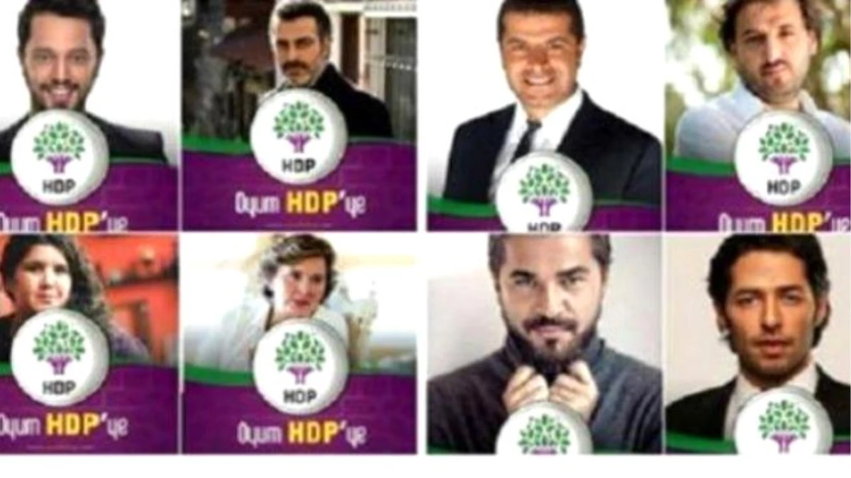 Ünlü İsimleri HDP\'li Yaptılar