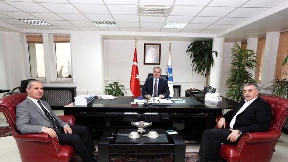 Başkan Toçoğlu, Rektör Elmas ile Bir Araya Geldi