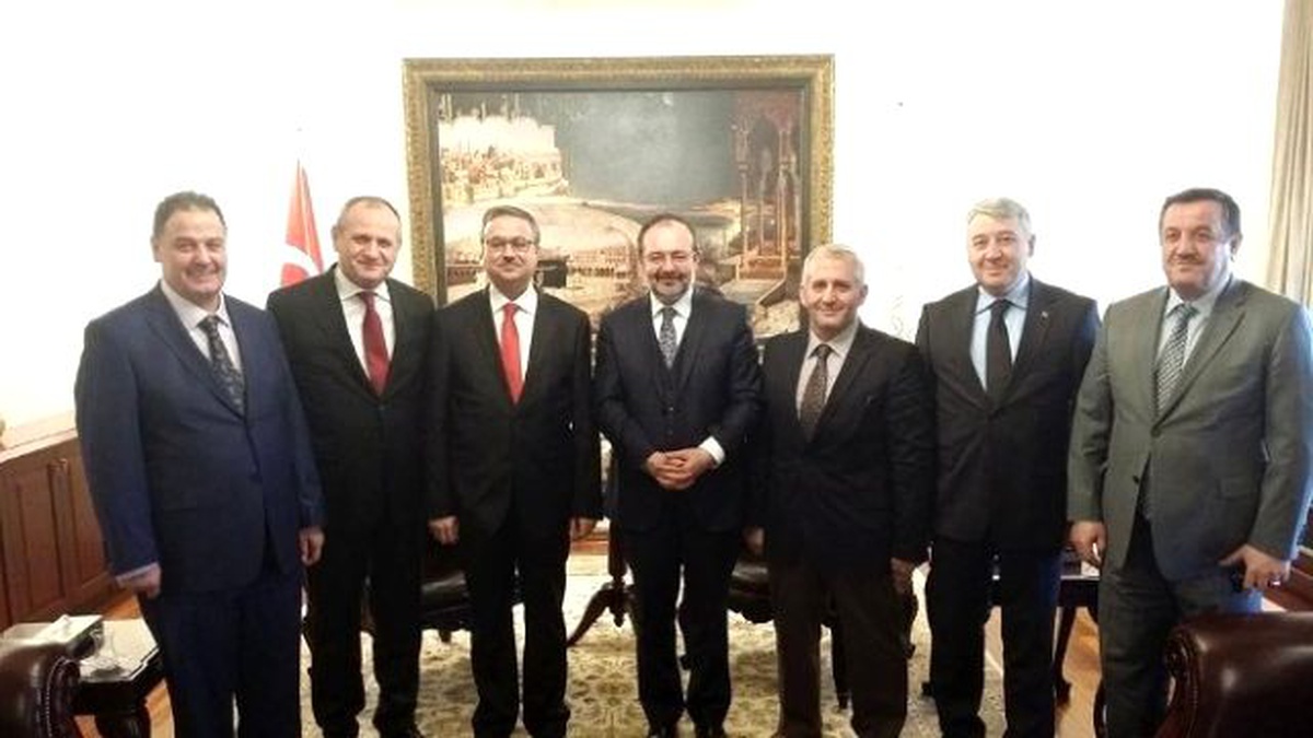 Düzce Heyeti Diyanet İşleri Başkanını Ziyaret Etti