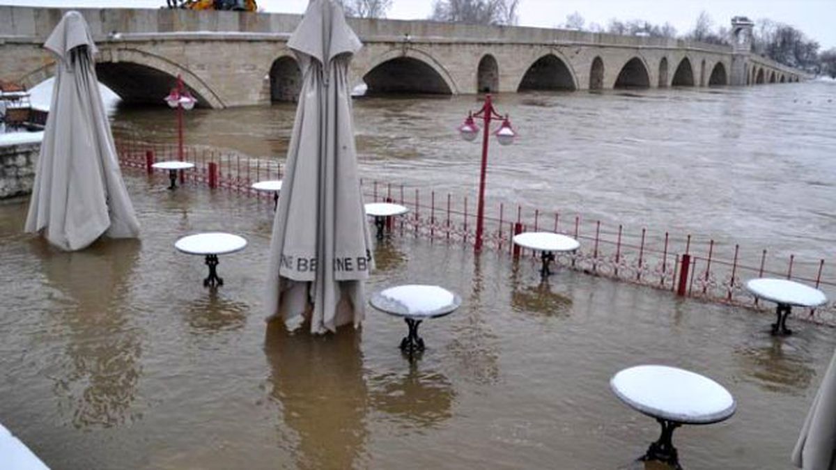 Edirne\'deki Nehir Taşkınları