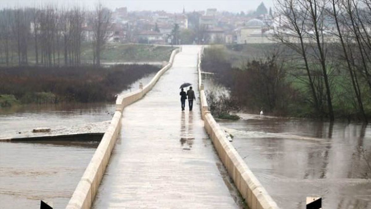 Edirne\'deki Nehir Taşkınları