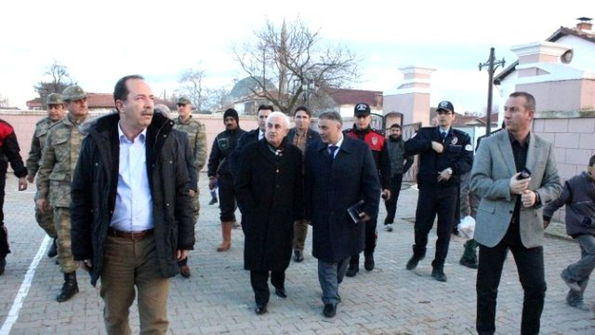 İl Kriz Heyeti, Taşkın Sahasına Helikopterle Gitti