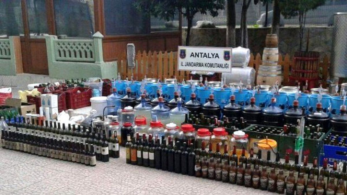 Jandarmadan Sahte İçki Operasyonu