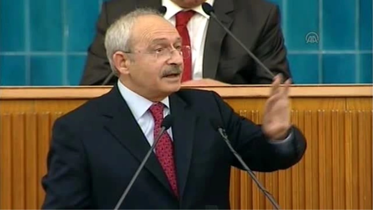 Kılıçdaroğlu: "Chp Olduğu Sürece Başkanlık Sistemi Gelmez"
