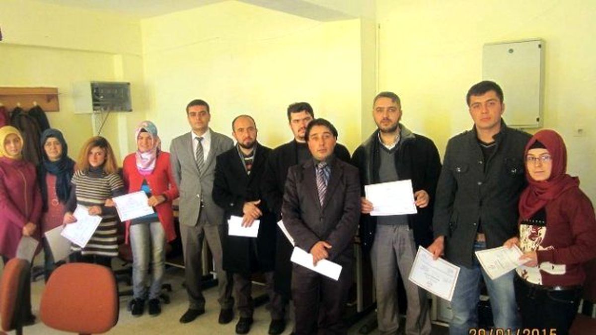 Pınarbaşı\'da 16 Kursiyer Sertifikalarını Aldı