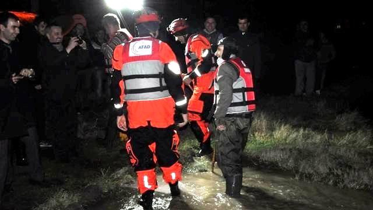 Selde Mahsur Kalan Vatandaşı Afad Kurtardı