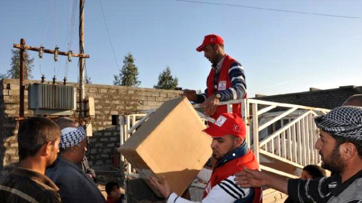 Türk Kızılayı Şehit Ailelerini Sevindirdi