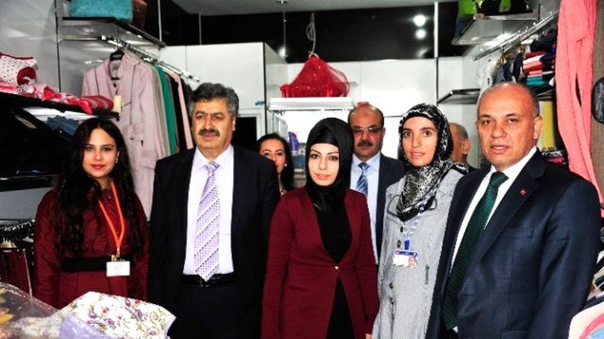 Başkan Çalışkan\'dan Mikro Kredi Destekli Konfeksiyona Ziyaret