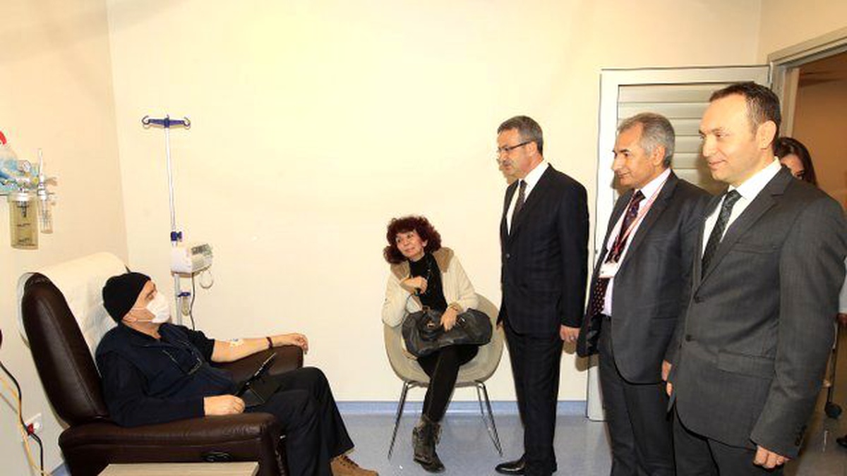 Başkan Köşker Onkoloji Hastalarına Moral Oldu