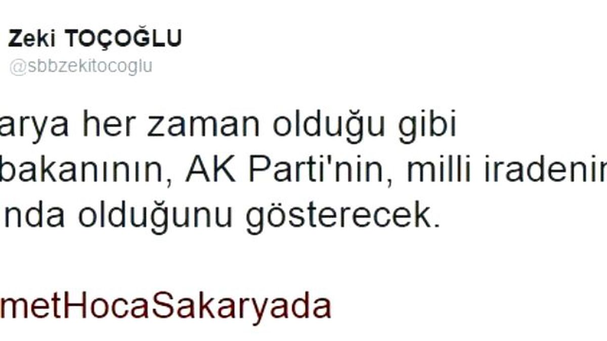 Başkan Toçoğlu: "Medeniyet Yolcuğunda Daima Birlik ve Beraberliğe İnandık"