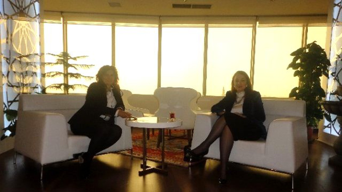 Emine Atasoy\'dan Büyükşehir Belediye Başkanı Çerçioğlu\'na Ziyaret