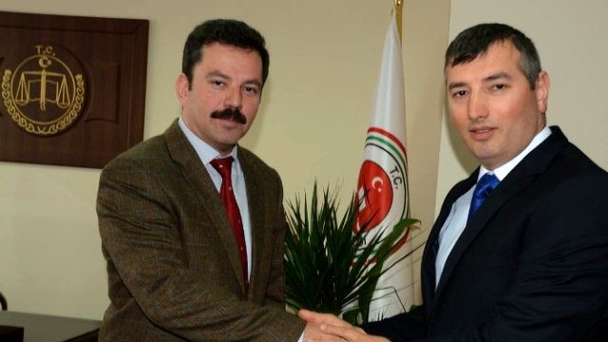 Erzurum Cumhuriyet Başsavcısı Çiçekli\'den Başsavcı Vekili Kavukçu\'yu Hayırlı Olsun Ziyareti